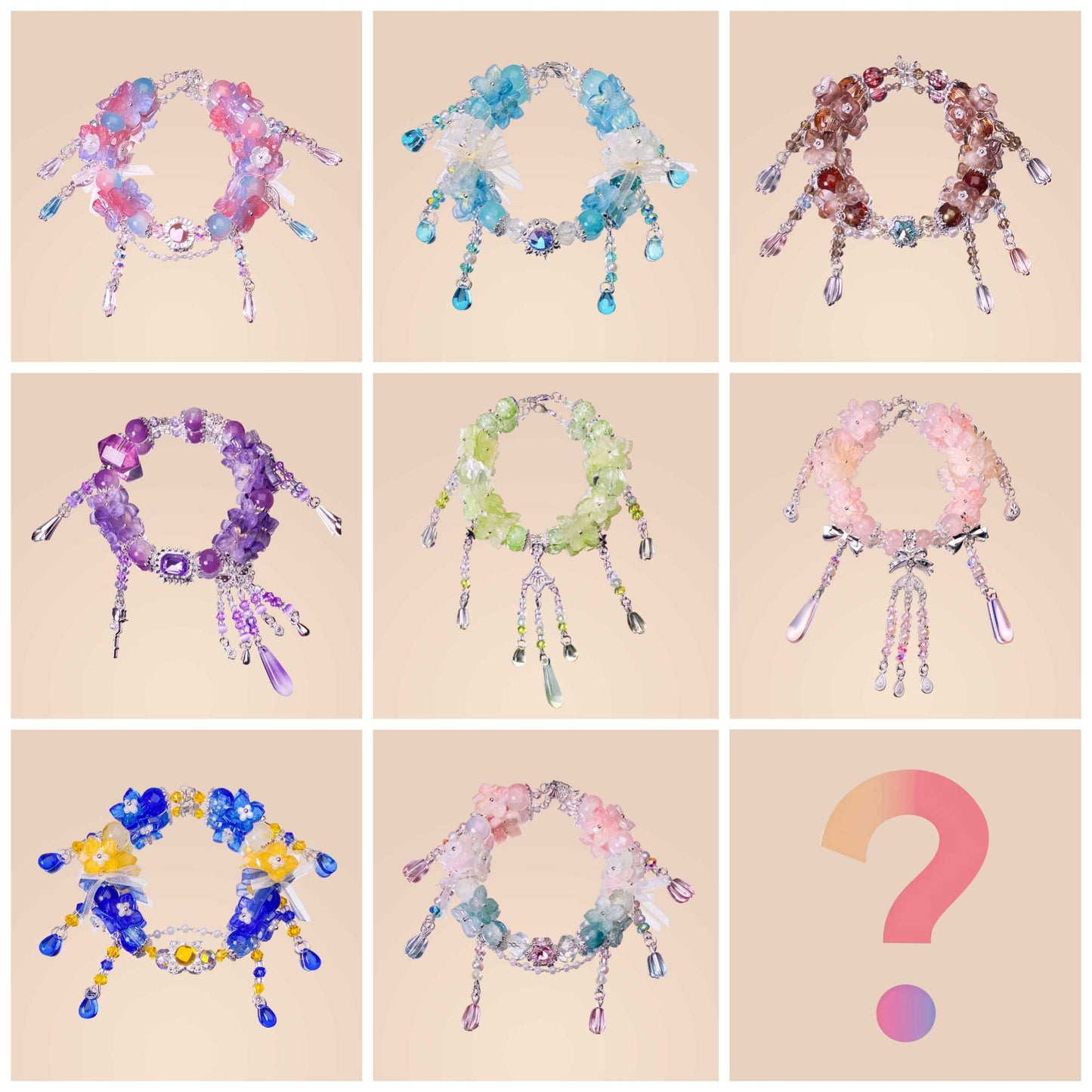 ブレスレットのブラインドボックス【リアルタイム開封付き】