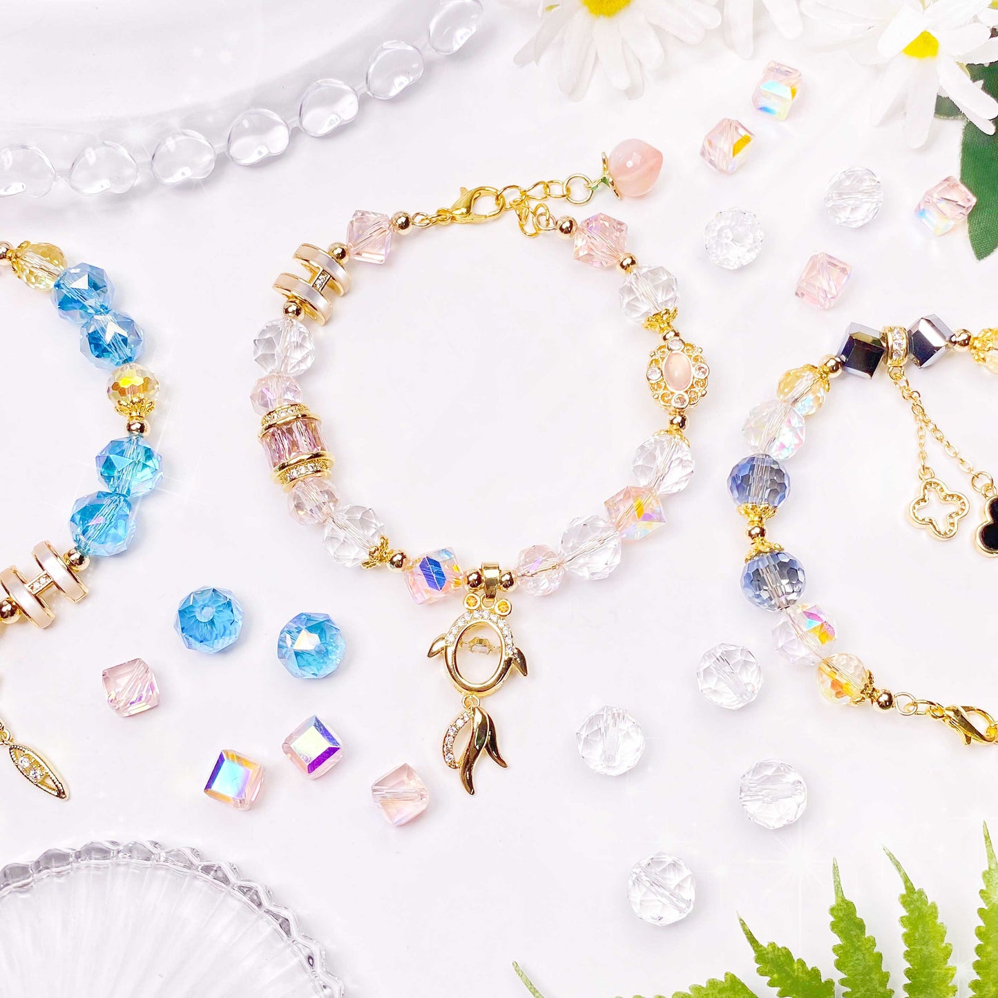 キラキラのクリスタルガラスビーズブラインドボックス【リアルタイム開封付き】