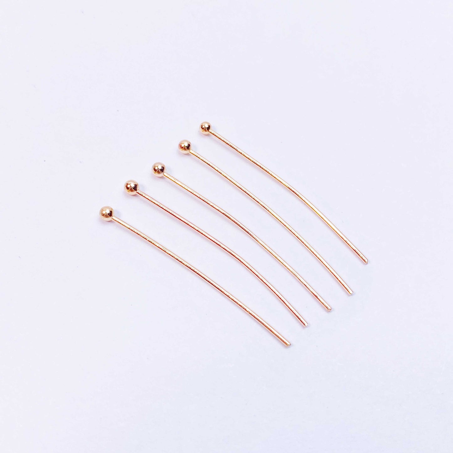 クルクル玉ピン - 銅【1パック 35gで約400本】