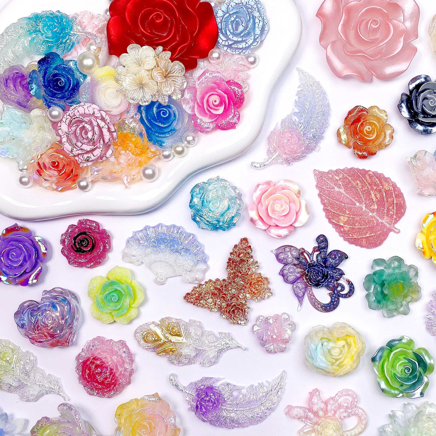 夜光レジンフラワーのブラインドボックス【リアルタイム開封付き】