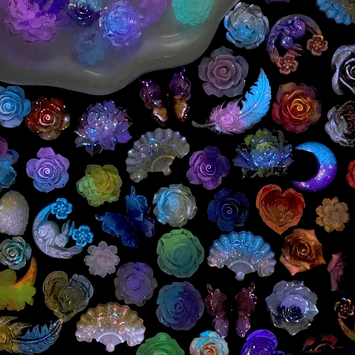 【Ver.2.0新登場】夜光レジンフラワーのブラインドボックス【リアルタイム開封付き】