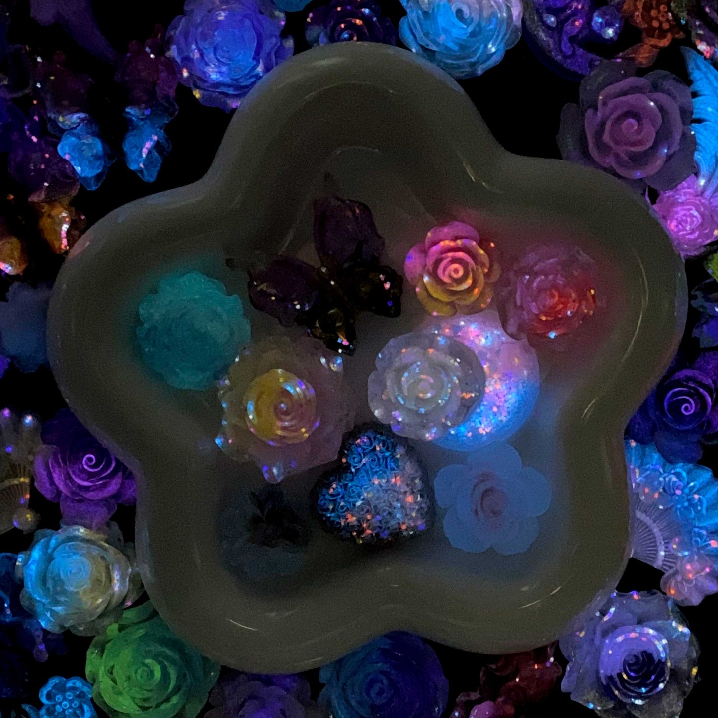 【Ver.2.0新登場】夜光レジンフラワーのブラインドボックス【リアルタイム開封付き】