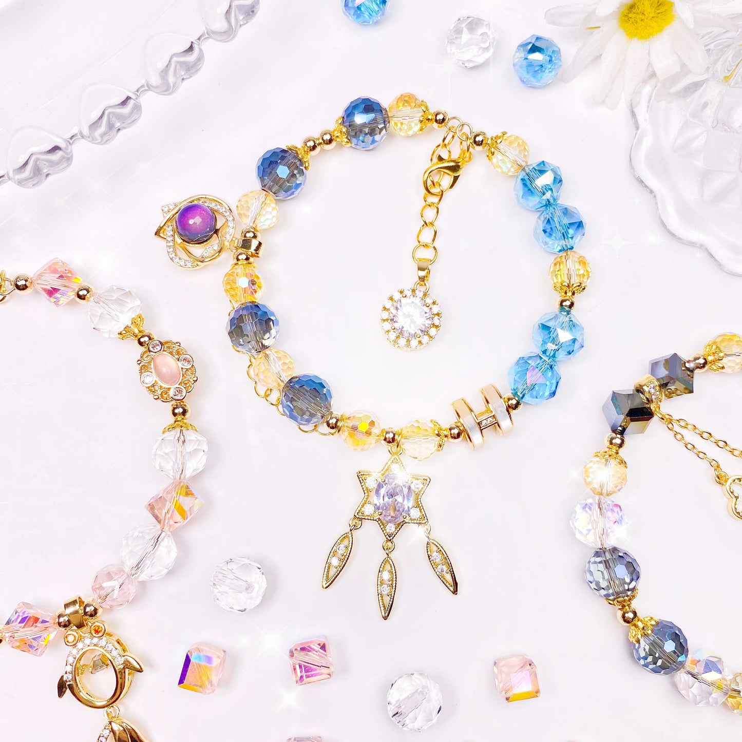 キラキラのクリスタルガラスビーズブラインドボックス【リアルタイム開封付き】