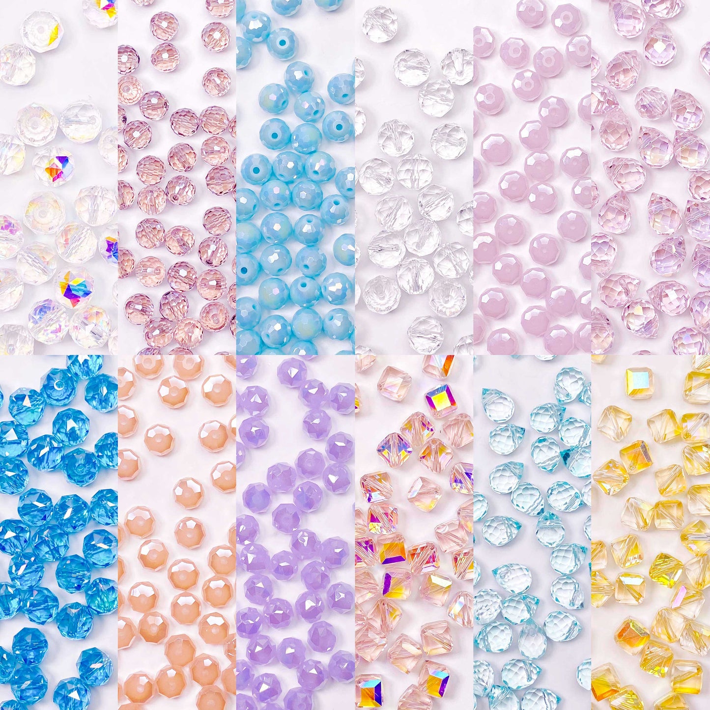 キラキラのクリスタルガラスビーズブラインドボックス【リアルタイム開封付き】